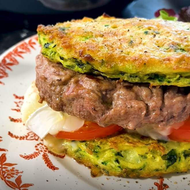 Burger aux galettes de légumes