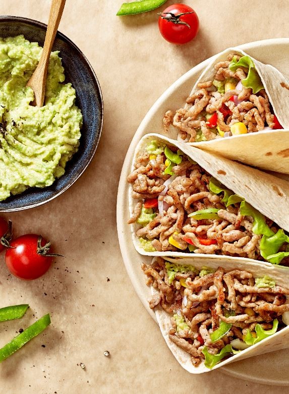 Fajitas à la viande hachée