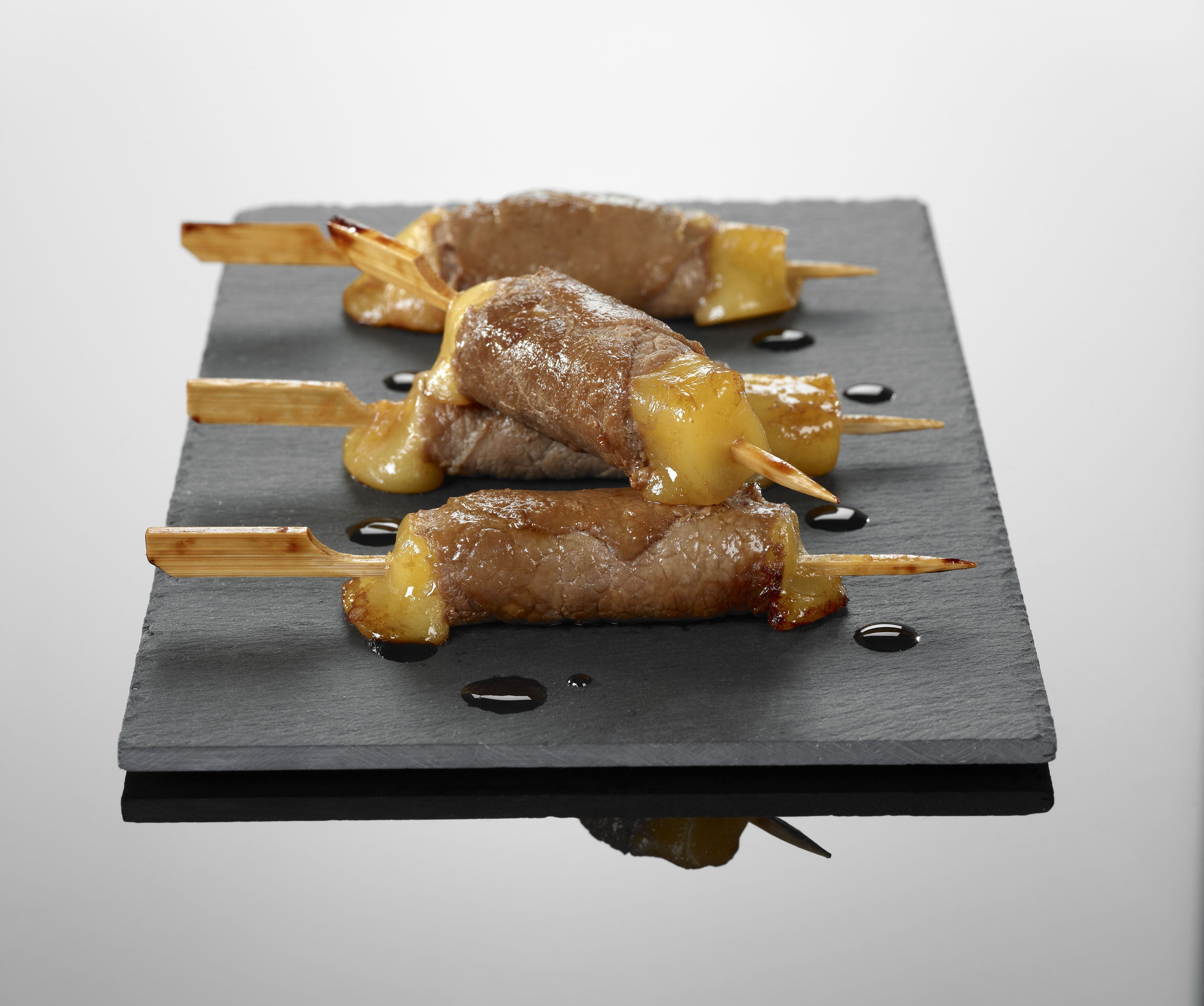 Brochettes de bœuf au comté