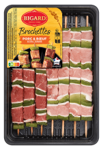 Brochettes Boeuf et Porc Bigard