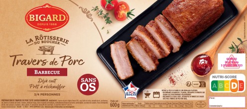Travers de porc sans os
