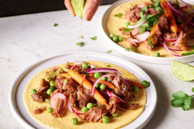 Tacos printaniers à l'araignée de boeuf