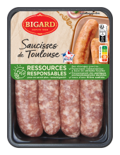 Saucisses de Toulouse Ressources Responsables Bigard