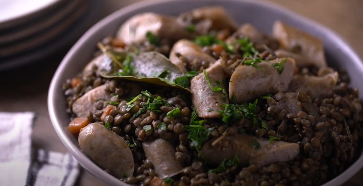 Petit salé aux lentilles revisité