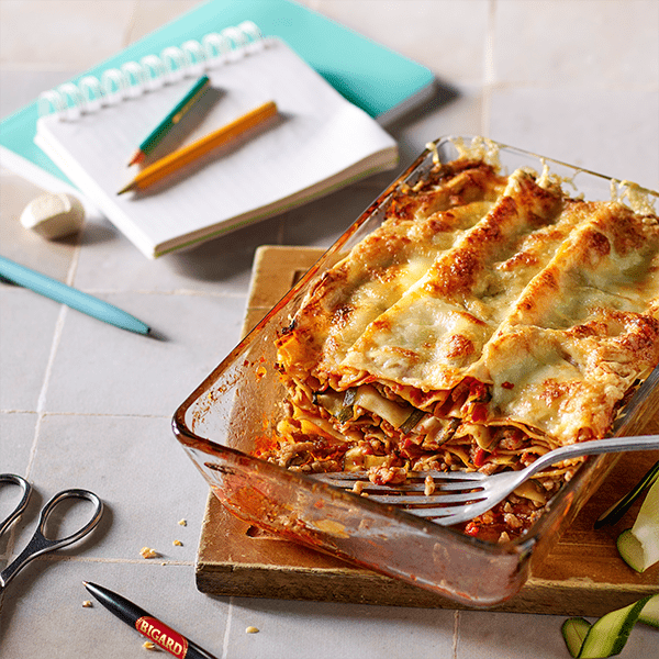 Recette Bigard Lasagnes haché de porc et courgettes