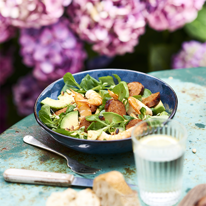 Recette Bigard Salade estivale terre et mer