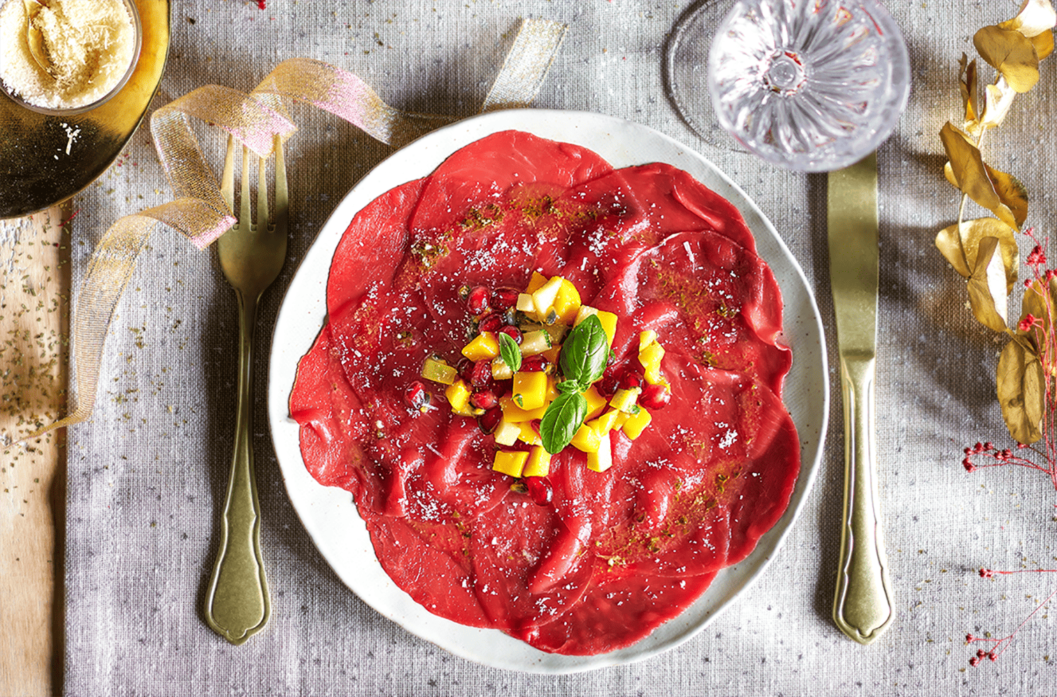 Astuce de présentation Carpaccio