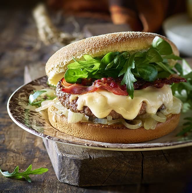 Recette Burger au Mont d'Or Bigard