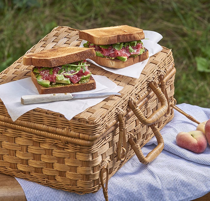 Sandwich au carpaccio