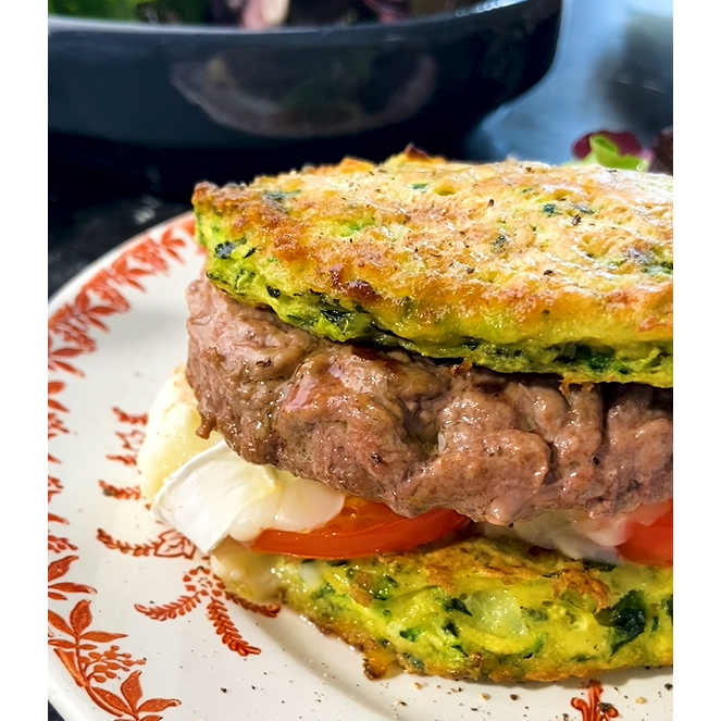 Burger aux galettes de légumes