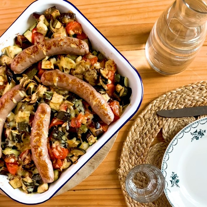 Saucisses & Ratatouille