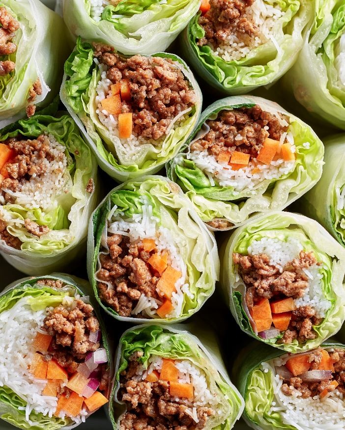 Rouleaux de printemps au bœuf haché
