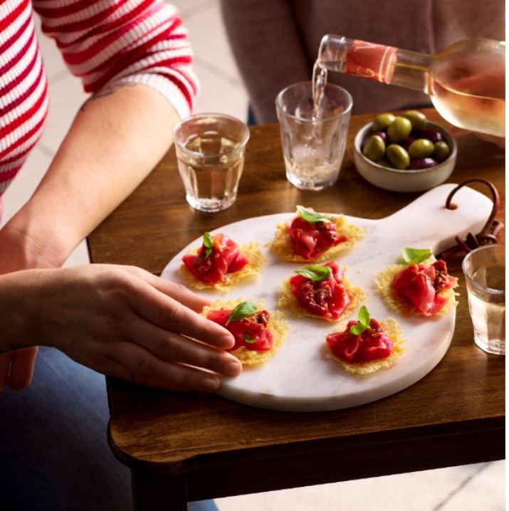 Bouchées croustillantes au parmesan