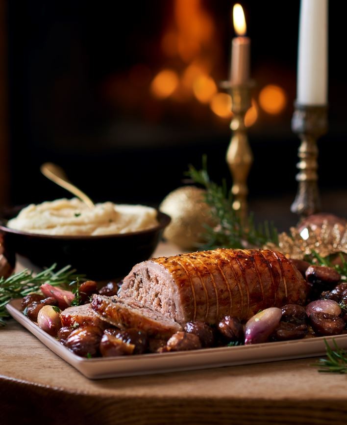 Rôti de porc truffé 