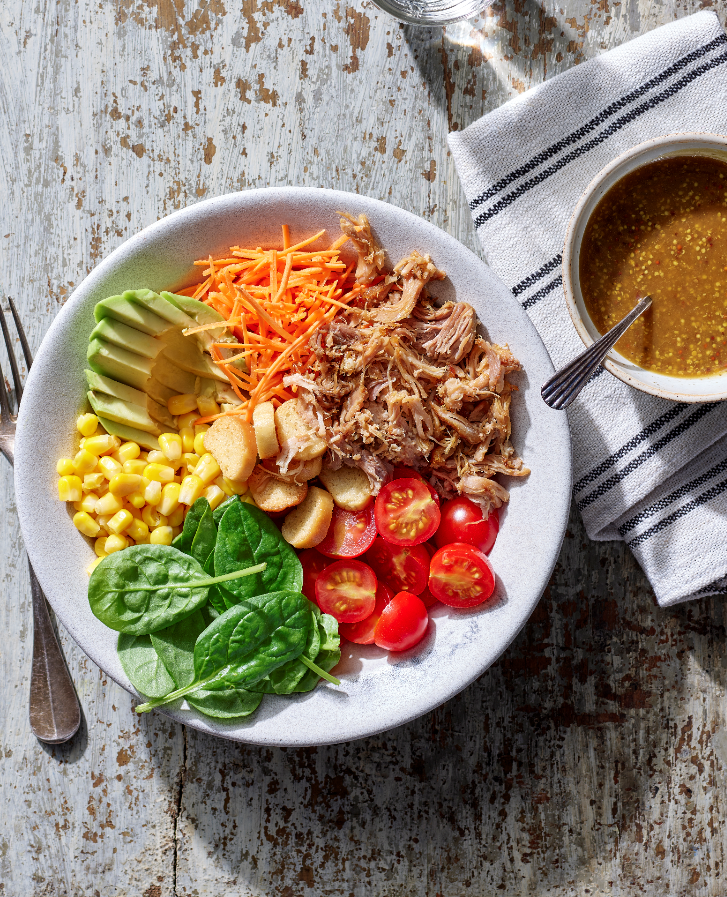 Bowl aux effilochés au porc