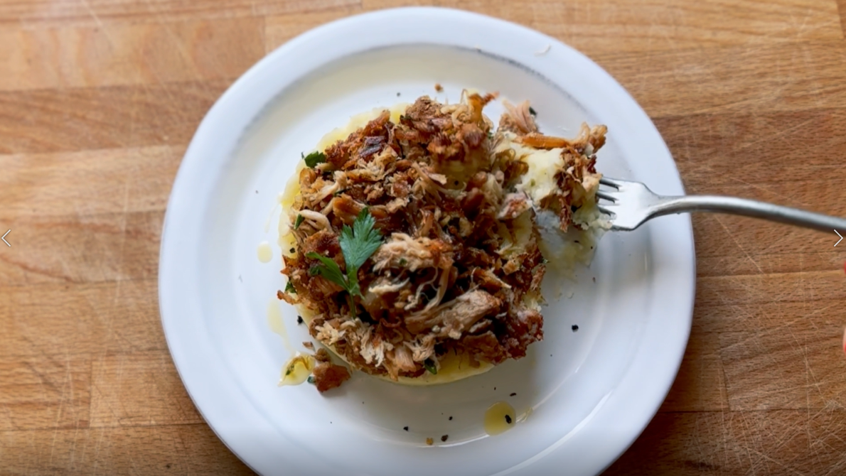 Effilochés au porc façon parmentier