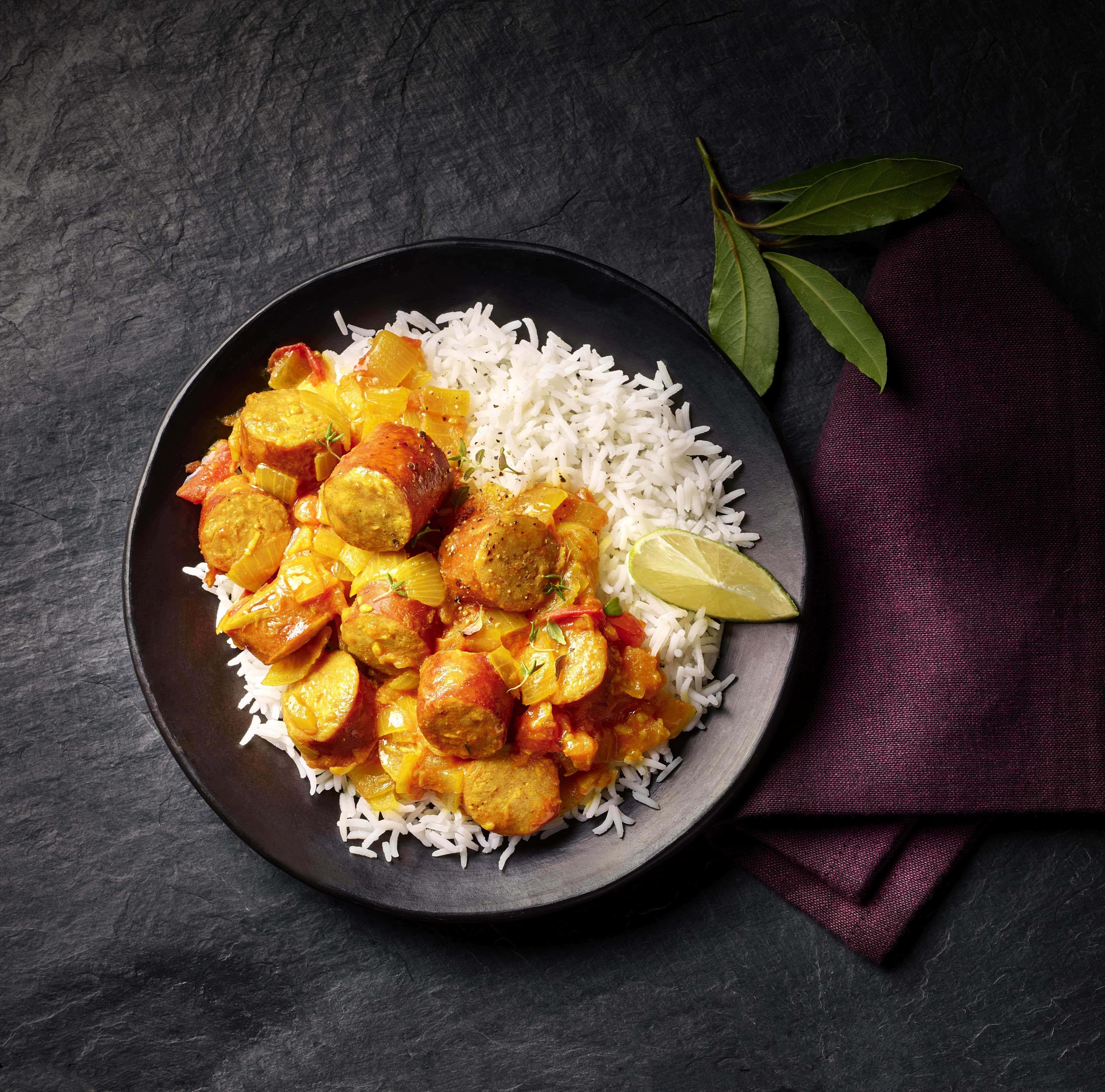 Rougail saucisse réunionnais