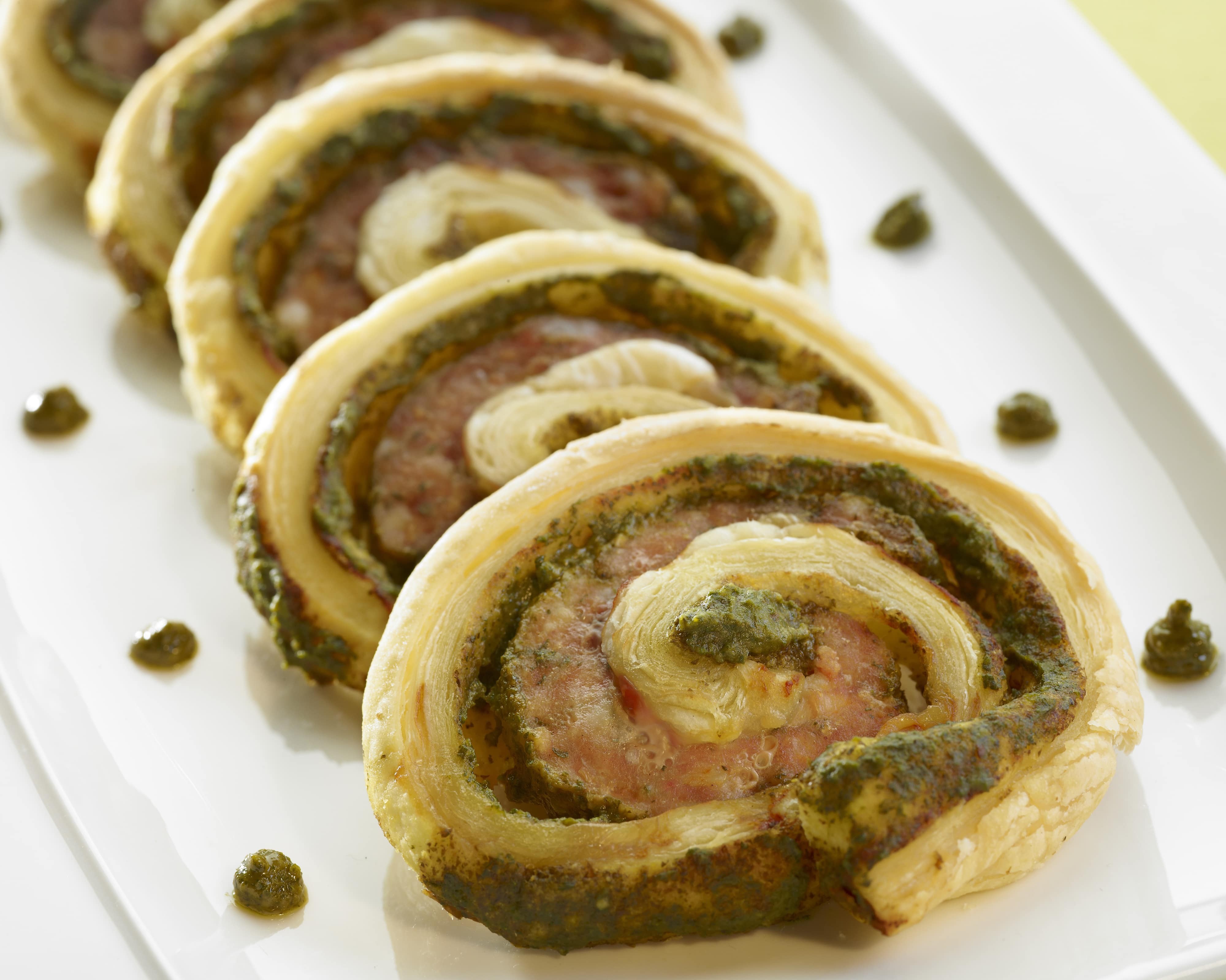 Escargots de viande au pesto
