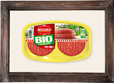 Bigard lance ses premières références de hachés de boeuf Bio