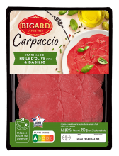 Carpaccio Bigard Huile d'olive et Basilic