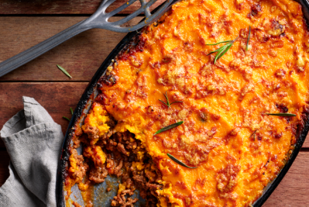 Hachis parmentier boeuf et patate douce
