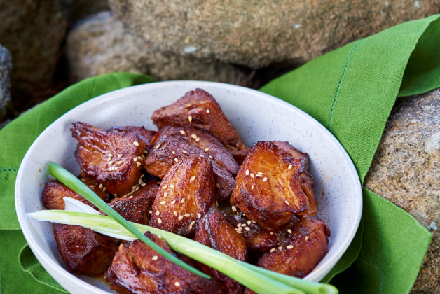 Bouchées de poitrine de porc au Airfryer