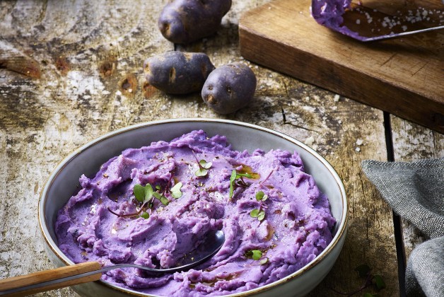 Purée à la vitelotte